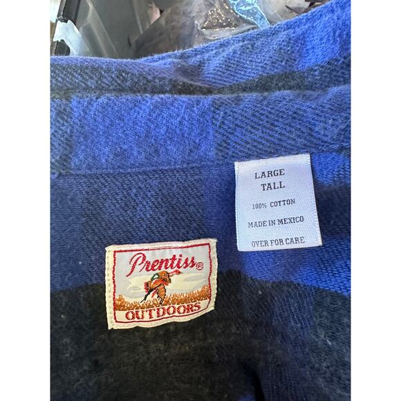 Bad Bunny Plaid Flannel Shirt Shacket LARGE Oversized Upcycled Unique Latin Trap - Picture 5 of 6